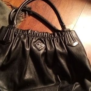 Black gently used vera wang purse